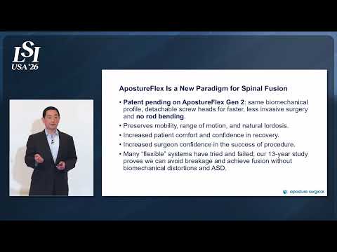 John Chung, Aposture Surgical - AI-guided spinal surgery tools for fusion and stenosis | LSI USA '26
