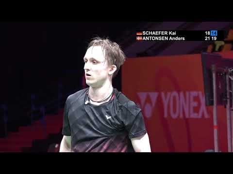 Match point - Kai SCHAEFER vs Anders ANTONSEN - MS R32 #EBC21​​​​