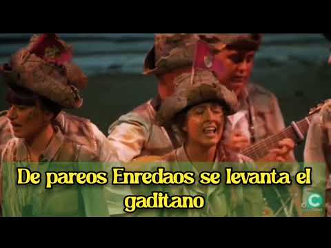 Comparsa - A LOS PIES DE LA CALETA / Pasodoble / LETRA