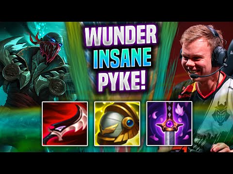 WUNDER IS INSANE WITH PYKE SUPPORT! - FNC Wunder Plays Pyke SUPPORT vs Lulu! | Preseason 2022