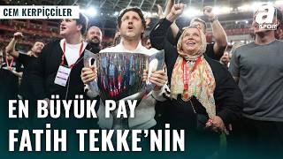 Fatih Tekke Efsanesi Trabzonspor’u Kupaya Taşıdı