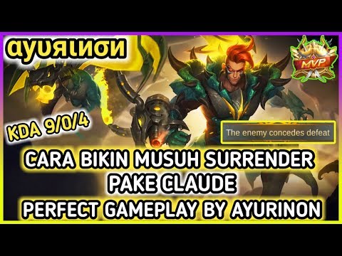 CLAUDE PERFECT GAMEPLAY BY αуυяιиσи | TUTORIAL CLAUDE TOP GLOBAL | CLAUDE AYURINON | CLAUDE EXECUTE