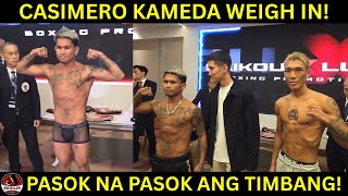 Download lagu Casimero vs Kameda WEIGH IN! PASOK ang Timbang! LABAN na | JB Sucal humihingi ng TULONG mp3
