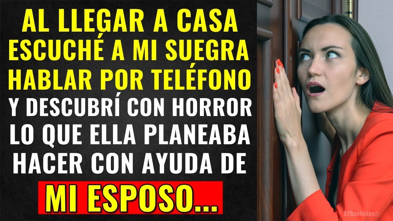 AL LLEGAR A CASA ANA OYÓ A LA SUEGRA HABLAR POR TELÉFONO Y NO PODÍA CREER QUE FUERA CIERTO...