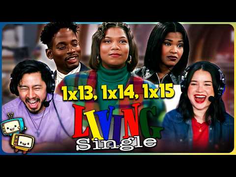 LIVING SINGLE (1993) 1x13, 1x14 & 1x15 REACTION! | First Time Watch | Queen Latifah w/ Jaby Koay