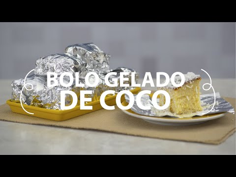 Bolo gelado de coco: um clássico para fazer e vender