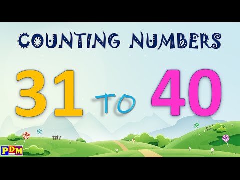 counting Numbers 31 to 40 | counting 31 to 40 in English | counting 31-40 |numbers Reading 31 to 40