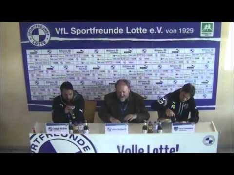 Pressekonferenz: Sportfreunde Lotte - TuS Erndtebrueck