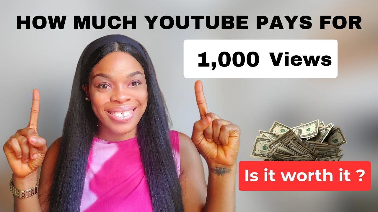How much YOUTUBE PAYS for 1k views (honest pay)
