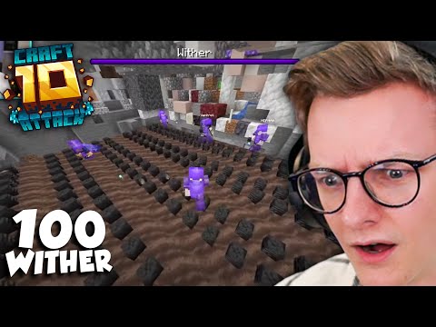 WIR SPAWNEN 100 WITHER BEI HUGO! - CRAFTATTACK 10 - #24