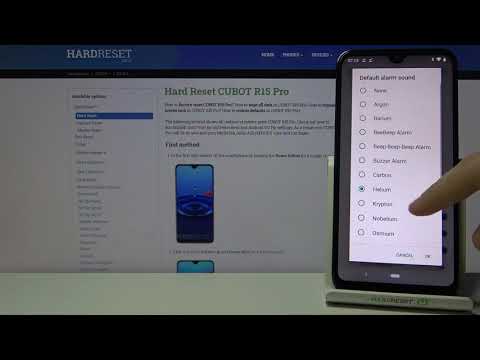 Alarm Tones in CUBOT R15 Pro – Default Alarm Sounds