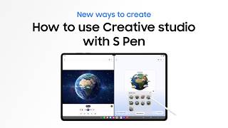 Kaip naudoti „Creative Studio“ su „S Pen“ | Galaxy AI | Galaxy Tab S12 serija | Samsung