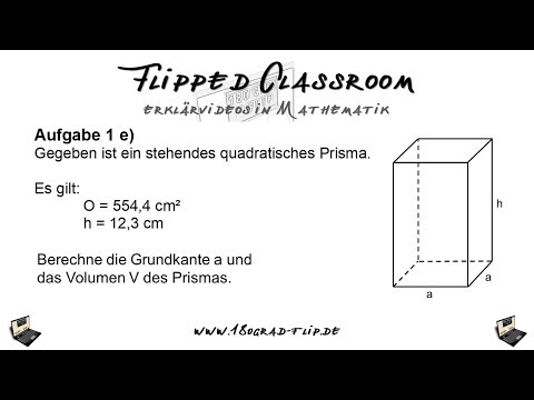1 e Quadratisches Prisma - Übungsaufgabe