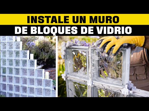 How to separate rooms with glass blocks I Specialist workshop