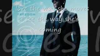 I love The Way She Moves---Akon &amp; Zion (lyrics) HQ.mp4