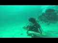 Henry's PADI open water diver training - mask ...