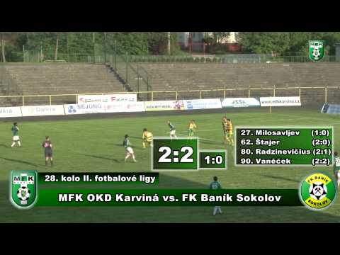 Sezóna 2009/2010 28. kolo - MFK OKD Karviná vs. FK Baník Sokolov 2:2 (1:0)