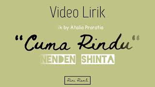 Download lagu Cuma Rindu - Nenden Shintawati by Atalia Praratya #lirikvideo #rilirik #cumarindu mp3
