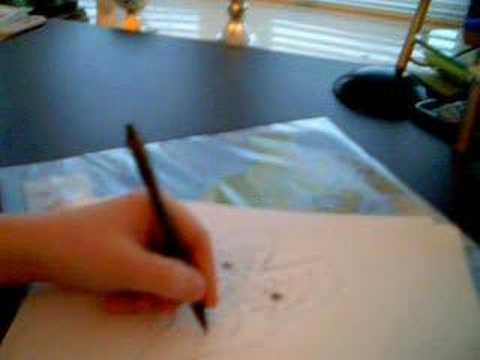 Gene Simmons Speed Drawing (using a biro)