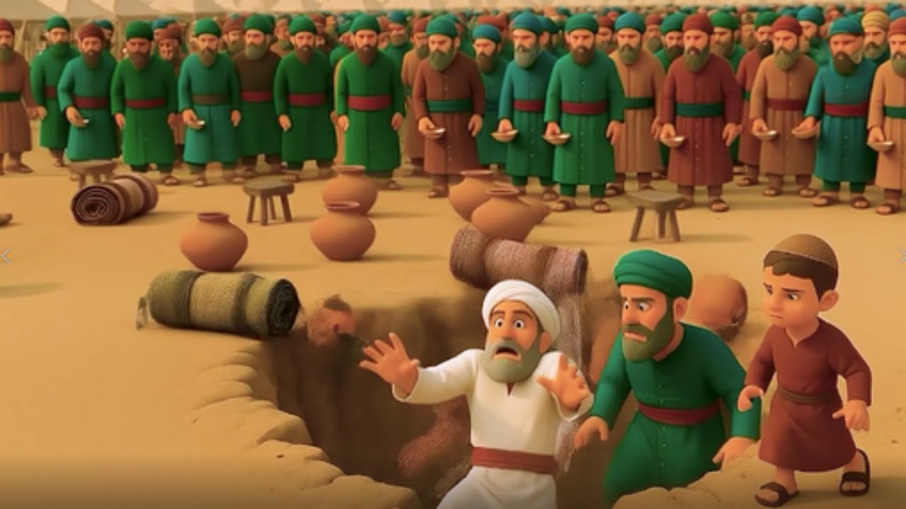 Parshat Korach: The Weekly Parsha Story Illustrated by AI