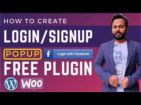 WordPress Login/Signup Popup, Log in with Facebook in WordPress, Create Login signup popup WordPress