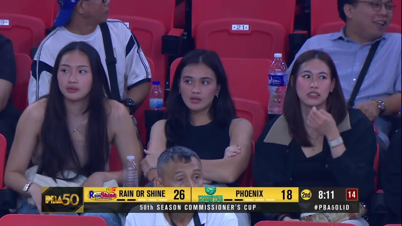 Belen, Cruz, Abbu IN ATTENDANCE for Rain or Shine vs Phoenix game | PBA Season 50 Commissioner's Cup