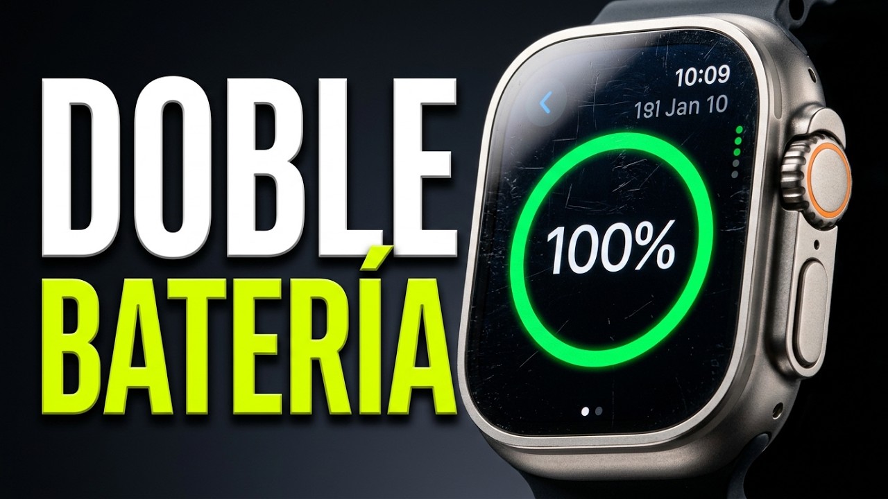 Duplica la BATERÍA de tu Apple Watch con estos 10 AJUSTES