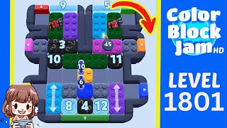 Soluzione del Livello 1801 di Color Block Jam