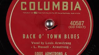 Louis Armstrong &amp; His All-Stars - Back O' Town Blues [1955]