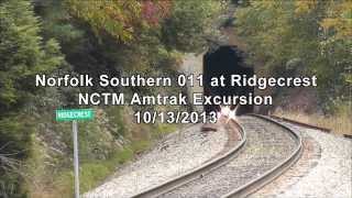 preview picture of video 'Norfolk Southern 011 (Amtrak) at Ridgecrest'