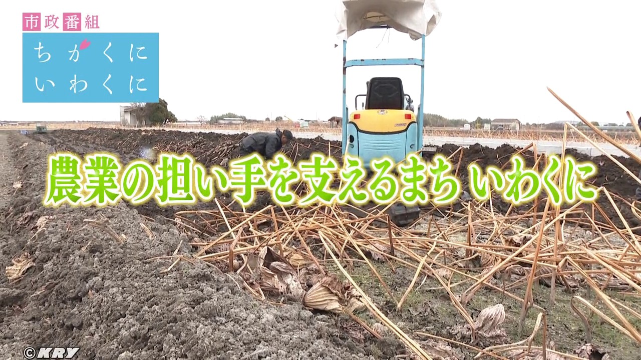 農業の担い手を支えるまち　いわくに【ちかくにいわくに】