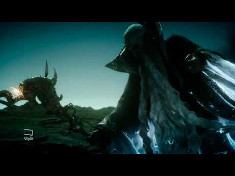 FFXV summoning Ramuh vs. Griffon boss battle