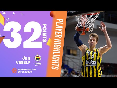 Jan Vesely drops a career-high!  | Player Highligths | Turkish Airlines EuroLeague