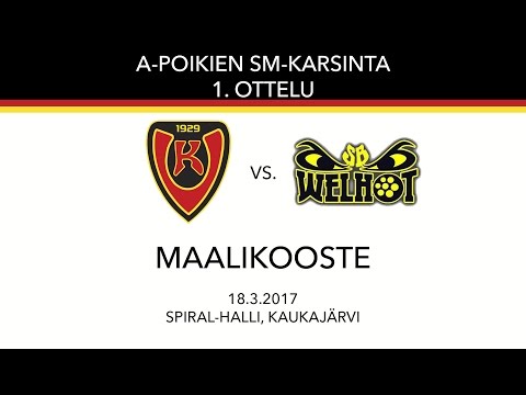 PASM-Karsinta: Koovee-SB Welhot, 1. ottelu, Maalikooste