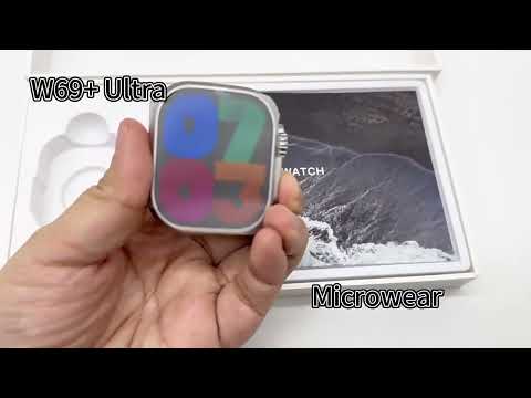 Microwear W69 Plus 2.2 inch AMOLED Ultra Dynamic Island 2GB ROM, The Best Ultra 1:1