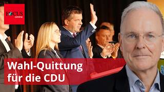 Wähler straften CDU für ihre Linken-Gedankenspiele ab