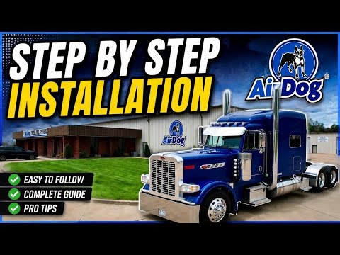 Boosting Performance: AirDog Fuel System Installation Peterbilt 389 Glider Detroit 60 12.7