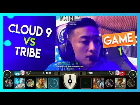2017 World Championship - Cloud 9 vs Tribe Gaming - Game 1 | Semifinals