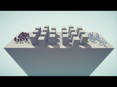 50x EVERY UNITS Vs 50x EVERY UNITS - THE MAZE - Totally Accurate Battle Simulator