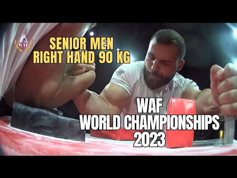 2023 WAF 90 KG RIGHT HAND SENIOR MEN ALL MATCHES