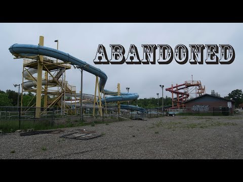 Exploring an ABANDONED Water Park (ALMOST CAUGHT)