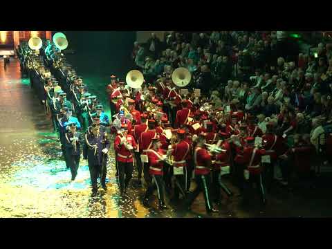 Bremen Tattoo 21.01.2023, ÖVB-Arena - Finale mit Ausmarsch