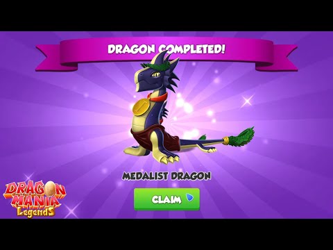 I Get the Dragon Medalist ahead of schedule - Do you have Medalist Dragon ! , Dragon Mania Legends