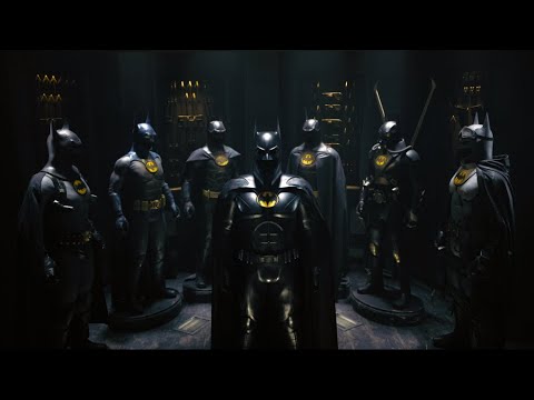 Batman suits (Michael Keaton) | THE FLASH [4k, HDR]