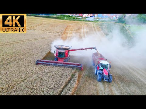 10,000 ACRES of Harvesting GIANTS: 4K edition CLAAS CASE JOHN DEERE NEW HOLLAND