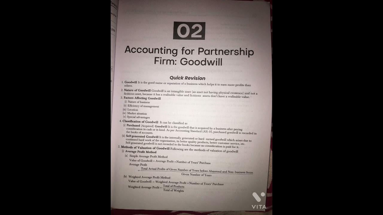 Chapter 3 goodwill class 12 accounts notes pdf in description