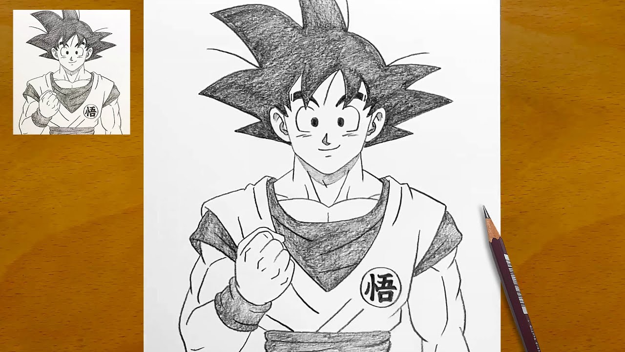 How to Draw Goku Like a Pro 🔥 | Dragon Ball Z Art Tutorial