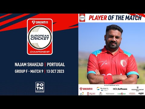 POTM: N.Shahzad - LUX vs POR | Highlights | Dream11 ECC23 | 13 Oct 2023 | ECC23.079
