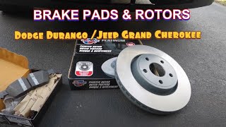 Brake Pads & Rotors Replacement - 2011-2018 DODGE DURANGO / Jeep Grand Cherokee