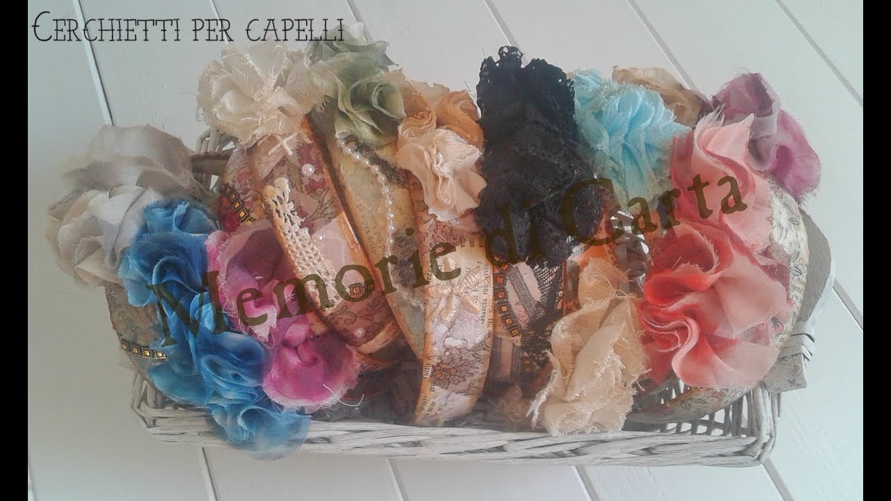 Cerchietti per capelli fatti a mano